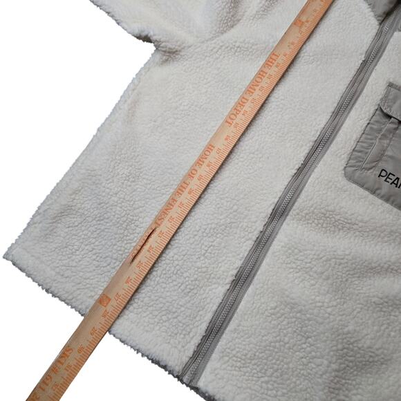 Peanuts x H&M Snoopy "Joe Cool" Sherpa Fleece Jacket size large - Picture 4 of 8